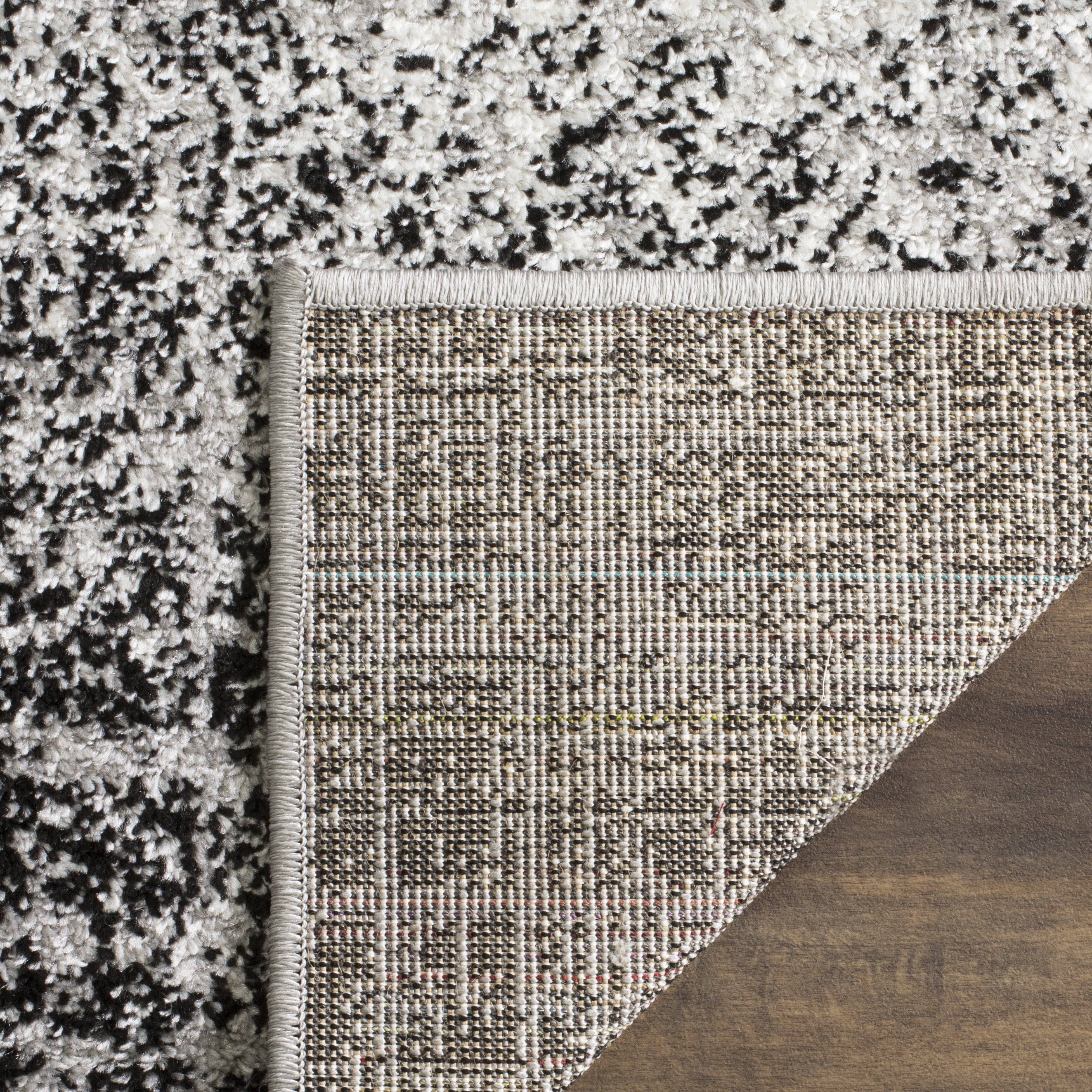 Safavieh Adirondack Kiersten Abstract Runner Rug, Silver/Black, 2'6" x 10'