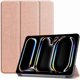 thumbnail image 1 of Funda Protectora de Cuero PU para iPad Pro 11" M4 2024 (5.ª Gen) con Soporte Magnético, Oro Rosa, 1 of 7