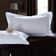 thumbnail image 4 of Funda de almohada de hotel de algodón satinado blanca | Ropa de cama suave y gruesa | Transpirable y elegante | 1 pieza | 88x58 cm (34.64x22.83 pulgadas) | Fácil cuidado | Para almohadas estándar, 4 of 9