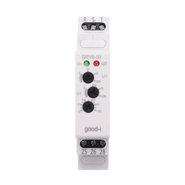 Relé de Monitoreo de Voltaje Trifásico Yashi GRV8-04 Secuencia de Fase Protección contra Falla de Fase