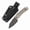 Off-White, variant on Tenable Loki Fixed Blade Knife 2.99" Gray TiCn Coated D2 Blade,G10 Handle,G1058A1