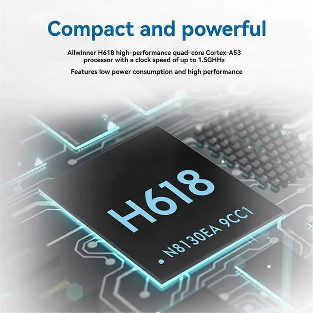 For Zero 2W 1GB RAM H618 Quad-Core -A53 for Mini PC WiFi5+BT5.0 BLE Optional Case Adapter EU Plug