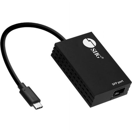UPC: 0662774043586 | SIIG USB-C to SFP Gigabit Ethernet Adapter