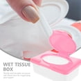 thumbnail image 3 of CHICHUMID 2Pcs Reusable Wet Tissue Case in Assorted Color for Living Room and Car Storage, 3 of 6