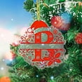 thumbnail image 3 of Adornos Navideños con Monograma Acrílico de 26 Letras y Gorro de Papá Noel | Adornos Navideños 2D para Manualidades | Adornos con Letras Colgantes para Decorar El Hogar, La Chimenea, La Puerta y La V, 3 of 5