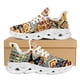 thumbnail image 1 of Zapatillas de deporte tribales de moda, zapatos casuales con plataforma y cordones, zapatos de punto de malla con estampado tradicional étnico americano para mujer, 1 of 6