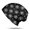 Black Christmas Snowflake Pattern, variant on Christmas Snowman Pine Tree Pattern Slouchy Beanie Hat, Casual Daily Hat with Stretchy Fabric & Soft Texture, Lightweight Flexible Gifts for Home Daily Outdoor
