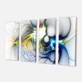 thumbnail image 2 of Designart - Plasma Multicolore Brillant - Toile Abstraite d'Art Mural, 2 of 3