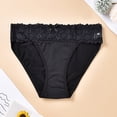 thumbnail image 2 of Women's High Waist Lace Underwear Soft Breathable Comfortable Briefs Stretchable Panties for Daily Wear, 2 of 3