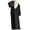 Black, variant on Abaya for Women Long Sleeve Loose Maxi Modest Islamic Clothes Chiffon Pleated Dubai Eid Prayer 1Pc Muslim Dresses/Beige/L