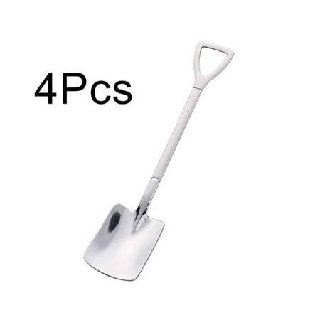 

Shovel Spade Spoons Stainless Steel Teaspoons Creative Coffee Dessert Set