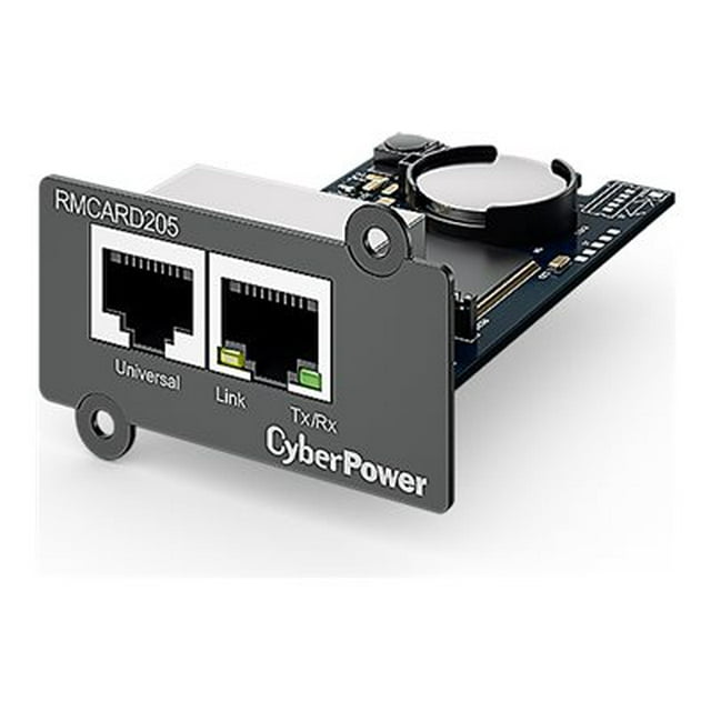 CyberPower RMCARD205 - Adaptateur de Gestion à Distance - LAN 100 Mo - 100Base-TX - pour Application Intelligente Professional Rackmount Series PR3000; Application Intelligente Sinewave PR1000