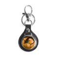 thumbnail image 1 of Calabaza fresca imagen naturaleza fotografía Coche de metal llavero anillo de cuero llavero de regalo, 1 of 4