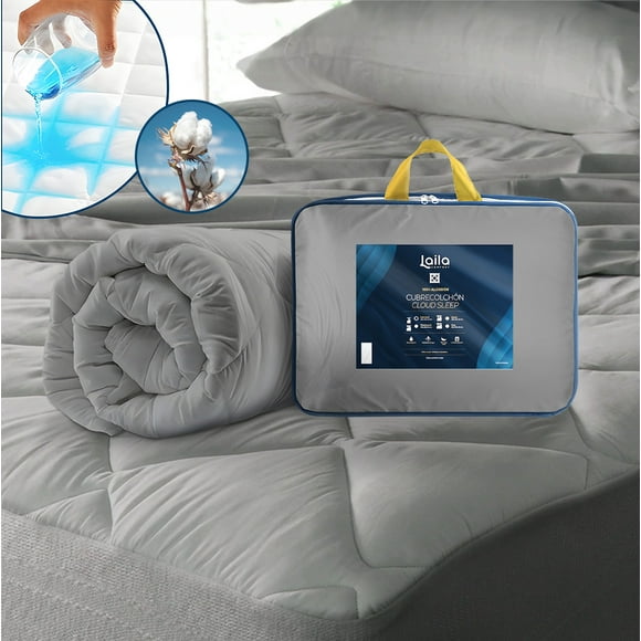 Cubrecolchon Suave Antiacaros Laila Comfort A Prueba De Agua