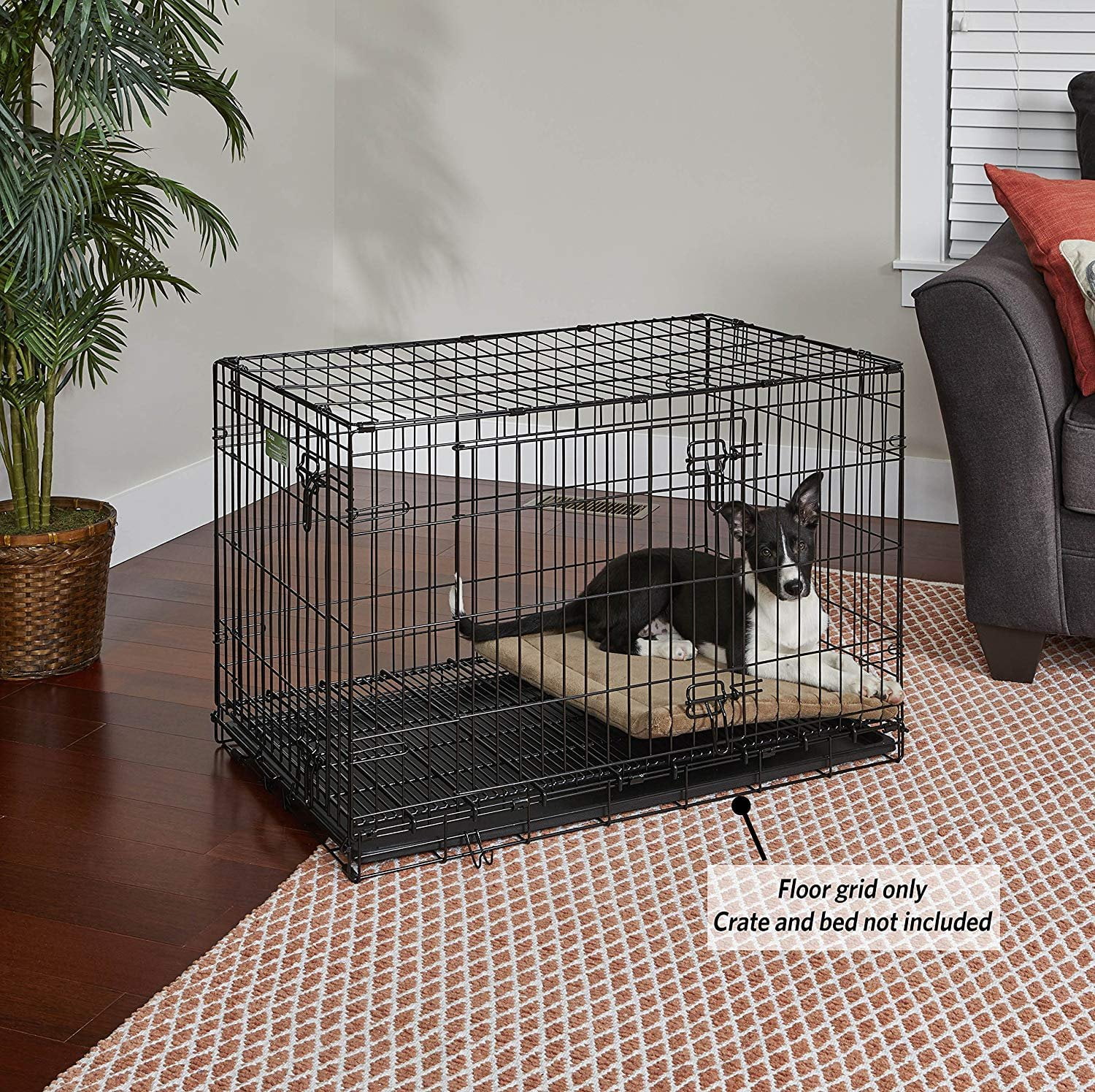 Dog cage 2025 floor grid