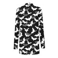 thumbnail image 3 of WXLWZYWL Halloween Cardigan for Women Plus Size Long Open Front Cardigans Halloween Pumpkin Pattern Cardigan Bat Cardigan, 3 of 4