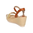 thumbnail image 3 of New Women Nature Breeze Jean-02 Mixed Media Open Toe Platform Wedge Sandal, 3 of 5