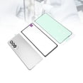 thumbnail image 3 of Front Outer Lens Glass Screen, Adhesive Back Glass Cover Replacement Housing Door Anti Scratch  for Phone Black,Silver, 3 of 7
