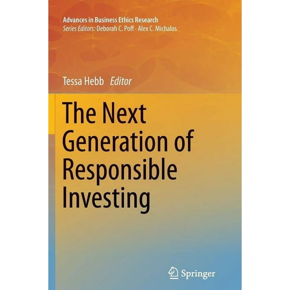 Advances in Business Ethics Research The Next Generation of Responsible Investing, Book 1, (Paperback)