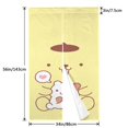 thumbnail image 3 of Cortinas opacas con pompones para decoración del hogar, cortinas aislantes para ventanas, dormitorios y salas de estar, 3 of 7