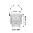 thumbnail image 2 of Ice Bucket, Small Clear Acrylic Ice Ball Container Wine Beer Champagne Cooler with Handle for Freezer Cocktail Bar Party 4.7 x 4.9 Inch, 2 of 2