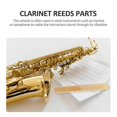 thumbnail image 3 of 10pcs Thinner Clarinet Reeds Clarinet Instrument Parts Clarinet Accessories Assorted Color 2.5, 3 of 3