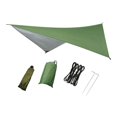thumbnail image 2 of Heavy Duty Camping Lona Playa Sombrilla Toldo a prueba a prueba de lluvia Al Sombrilla Refugio para senderismo Camping Self , Verde DYNWAVEMX Toldo de lona para tienda, 2 of 8