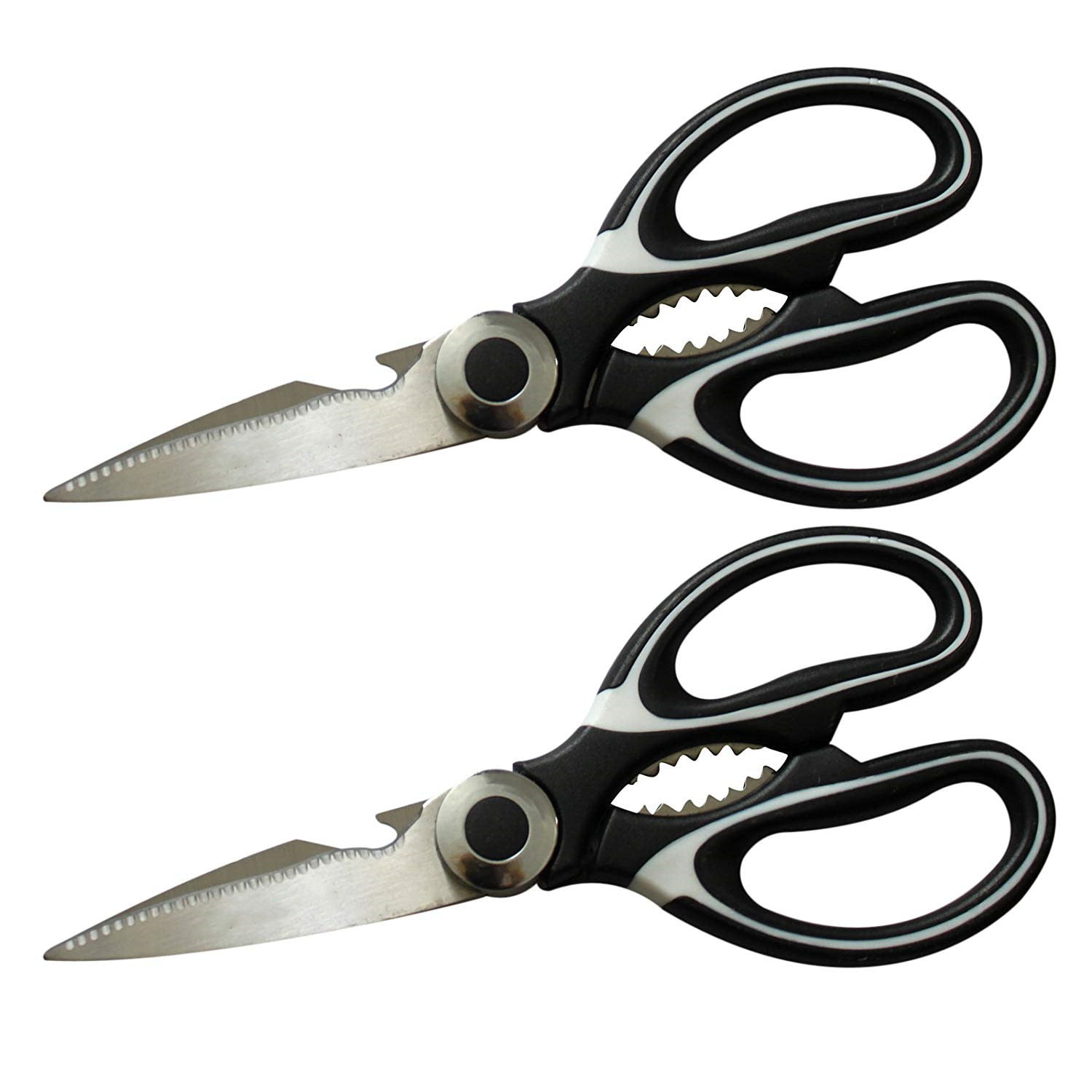 Multifunction Kitchen Scissors 2Piece Set, Heavy Duty Food Shears for