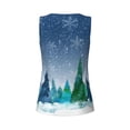 thumbnail image 5 of Picia Christmas Trees Pattern Women's Workout Tank Top,Breathable Activewear,Slim Fit Athletic Top,Versatile Workout Moisture-wicking top-XX-Large, 5 of 9