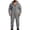 #110-Dark Gray, variant on Ceisia Mens Loose Full Zip Hooded One Piece Jumpsuit Casual Sports Onesie Wine XL Gift
