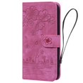 thumbnail image 5 of For iPhone 17 Pro Max Case Cherry Blossom Cat Imprinted Leather Phone Cover with Wrist Strap -, 5 of 5