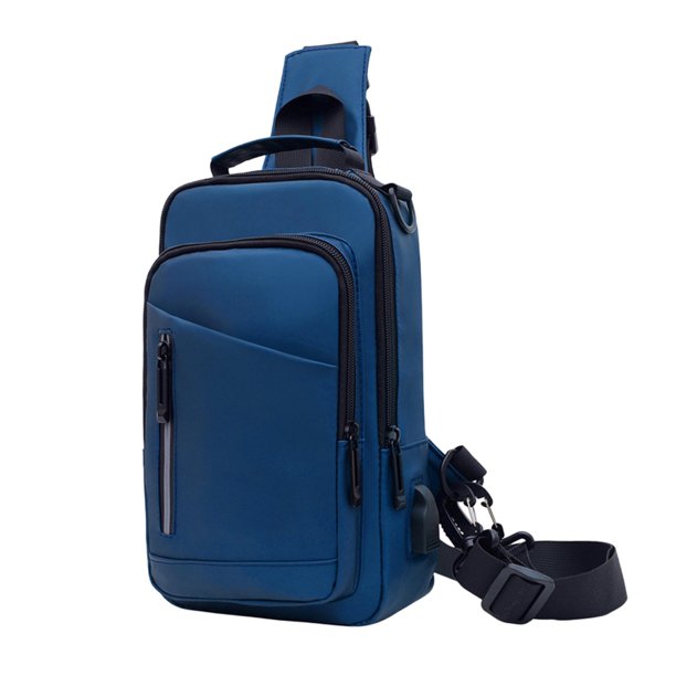 Mochila bandolera con honda para hombre, bolso de viaje para senderismo, bolso de pecho de gran capacidad