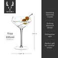 thumbnail image 6 of Viski Seneca Martini Glasses, Cocktail Party, Wedding Gifts, 11oz Set of 2, 6 of 6