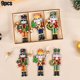 thumbnail image 3 of Cascanueces de Navidad, soldado, colgante de madera, adornos colgantes para árbol de Navidad, decoración navideña 2024 para el hogar, regalos de Año Nuevo 2025, 3 of 5