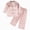 H122-Beige, variant on TOWED22 Kids Christmas Pajamas Girls Button Down Shirt & Pants Cute Toddler Xmas Pajama Set Sleepwear,18-24 M