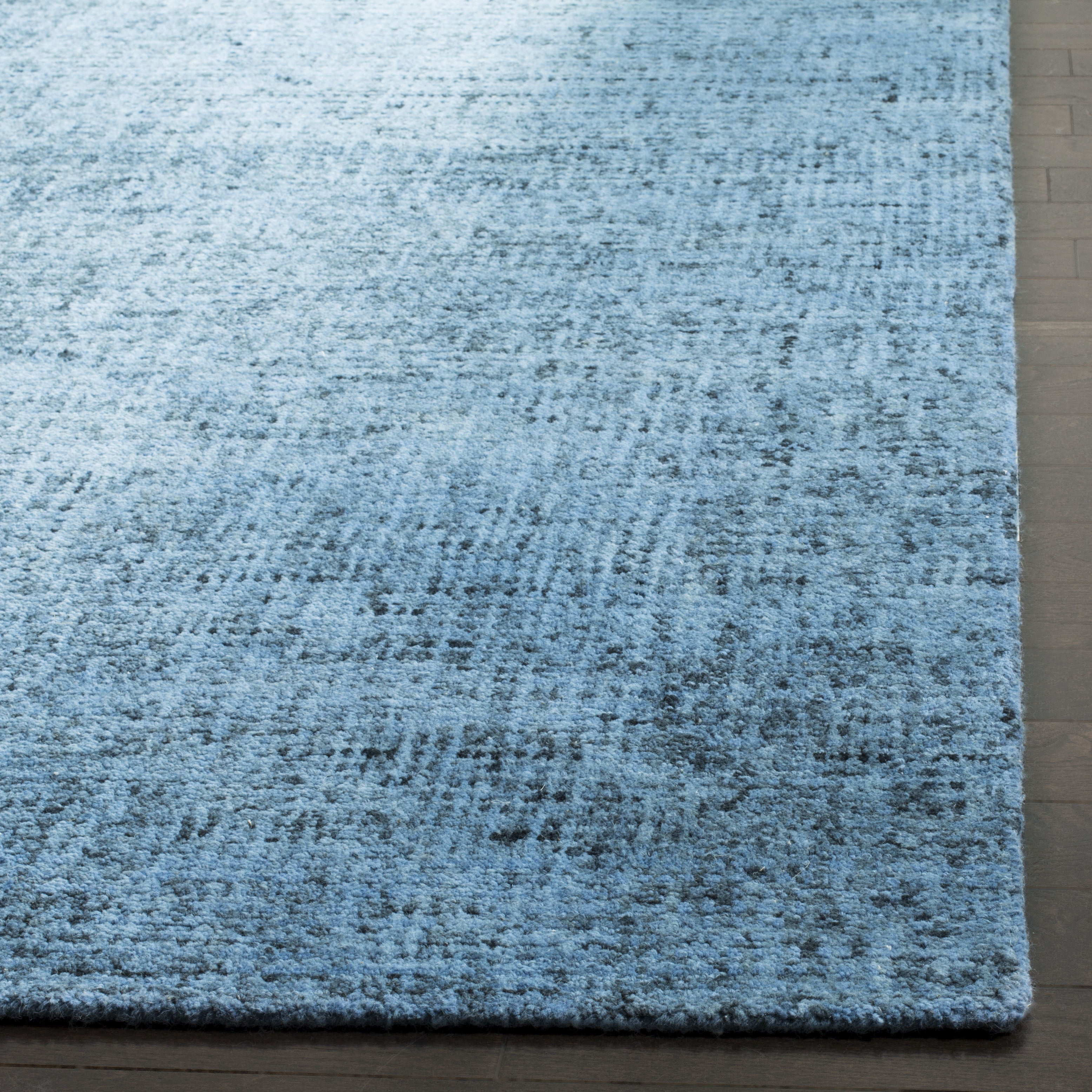 SAFAVIEH Abstract Arseny Abstract Wool Runner Rug, Blue/Multi, 2'3" x 8'