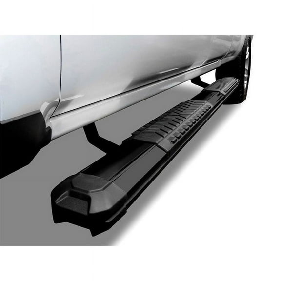 Black Horse Cutlass Black Running Boards Compatible with 2007-2021 Toyota Tundra Double Cab