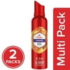 Old Spice Deodorant Body Spray - Amber, 0% Gas & 24 Hour Freshness, Long-Lasting Fragrance, 2x140 ml Multipack