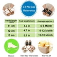 thumbnail image 6 of Infant Baby Girls Sandals Summer Crib PU Leather Bowknot Soft Anti-Slip Rubber Sole Toddler First Walkers Shoes, 6 of 6