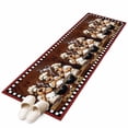 thumbnail image 2 of 2'x6' Rug Runners for Hallways Kitchen, Red Chef Non Slip Entryway Beside Floor Carpet Runner, Kitchen Gourmet Black Plaid Vintage Washable Laundry Room Bedroom Throw Rugs Mat for Family Pet, 2 of 8