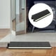 thumbnail image 4 of 2Pcs Door Threshold Ramp Wheelchair Ramp Entry Ramp with Fluorescent Strips for Transition Threshold Step Doorways Supermarket Entry and Garage Black, 4 of 4