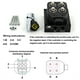 thumbnail image 5 of Riwesomey La válvula solenoide de fácil instalación reduce el de espacio y la válvula múltiple ampliamente utilizada es fácil de instalar Vehículos, repuestos y accesorios Mis, 5 of 6