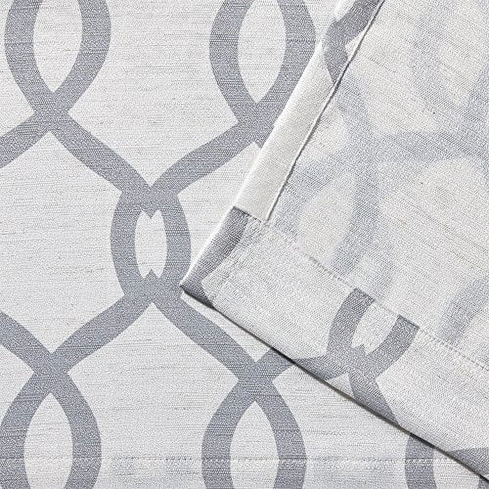 Exclusive Home Kochi Light Filtering Linen Blend Grommet Top Curtain Panel Pair, 54"x108", Dove Grey