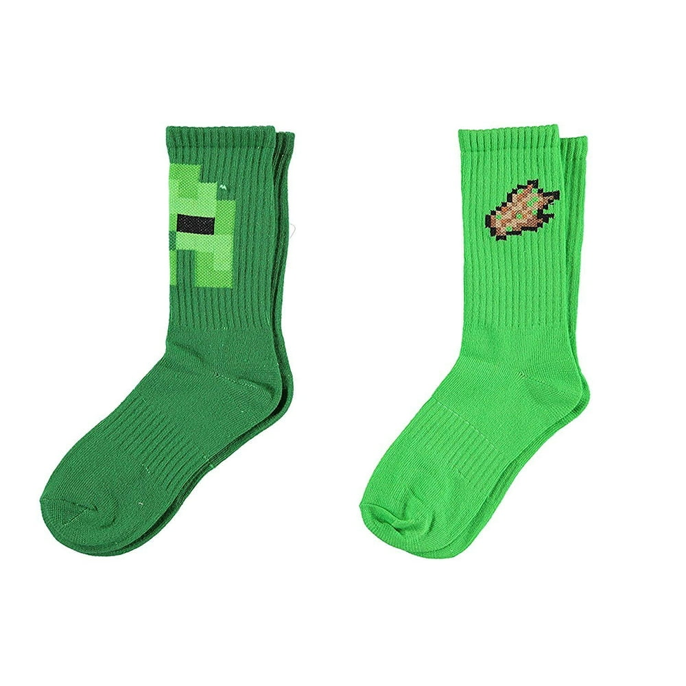Minecraft by Mojang Minecraft Boys Crew Cut Socks Minecraft by