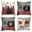Red, variant on Sm:)e Merry Bright Hello Winter Christmas Trees Pillow Covers 18 x 18 Inch Set of 4, Xmas Holiday Outdoor Cushion Case for Sofa Couch