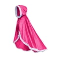 thumbnail image 4 of Txlixc Las niñas llevan capas de terciopelo para el invierno, mientras que los niños las atan a capas de capucha con piezas de terciopelo Txlixc moda, 4 of 7