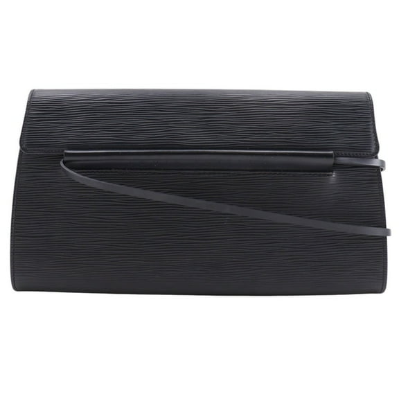 Pre-Owned Louis Vuitton LOUIS VUITTON Dinar Shoulder Bag M52022 Epi Leather Noir 2002... (Good)