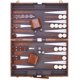 thumbnail image 5 of Set de backgammon AMEROUS Classic de 18 pulgadas con funda de piel, 5 of 8