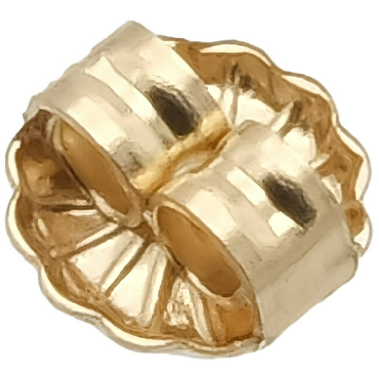 Gold earring backs walmart clearance