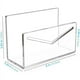 thumbnail image 2 of Estante de Acrílico para Clasificar Correo de Escritorio Zdf250317007 | Organizador Transparente y Duradero con Base Antideslizante | Soporte para Cartas, Documentos, Invitaciones y Papel | Almacenam, 2 of 6